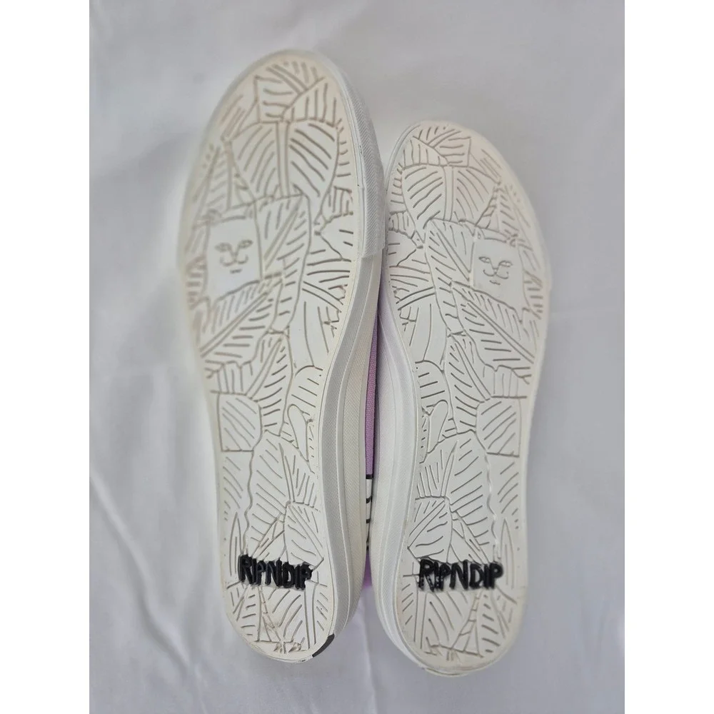 Ripndip Lord Nermal High Top Sneakers Purple Canvas‎ Mens Size 10 Skate Shoes